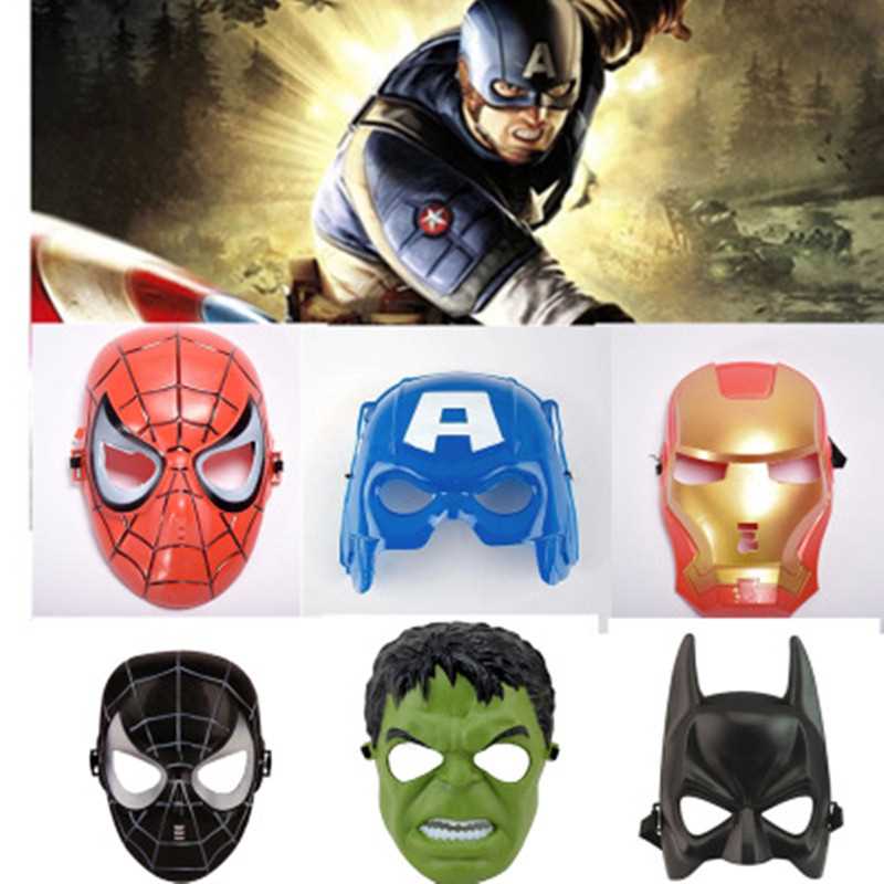 Spiderman Masks gloves Marvel Avengers 3 Hulk Black Panther - 图0