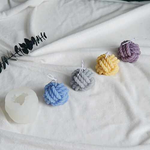 Silicone Mould 3D Hair Ball Shape Food Mold  Molding - 图1