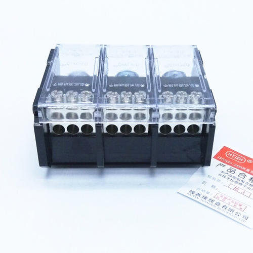海燕三进四进多出导轨式接线端子FJ6D-150-03/9 12 18 24分线端子 - 图3