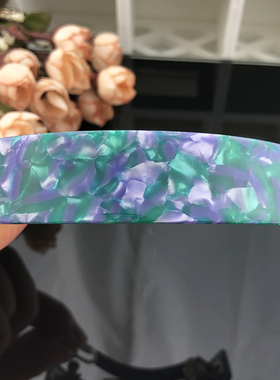 醋酸加大号弧形头饰时尚