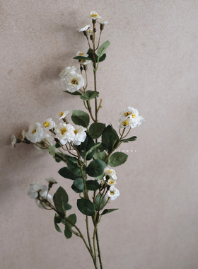 白色雏菊仿真花束轻奢桌面摆件
