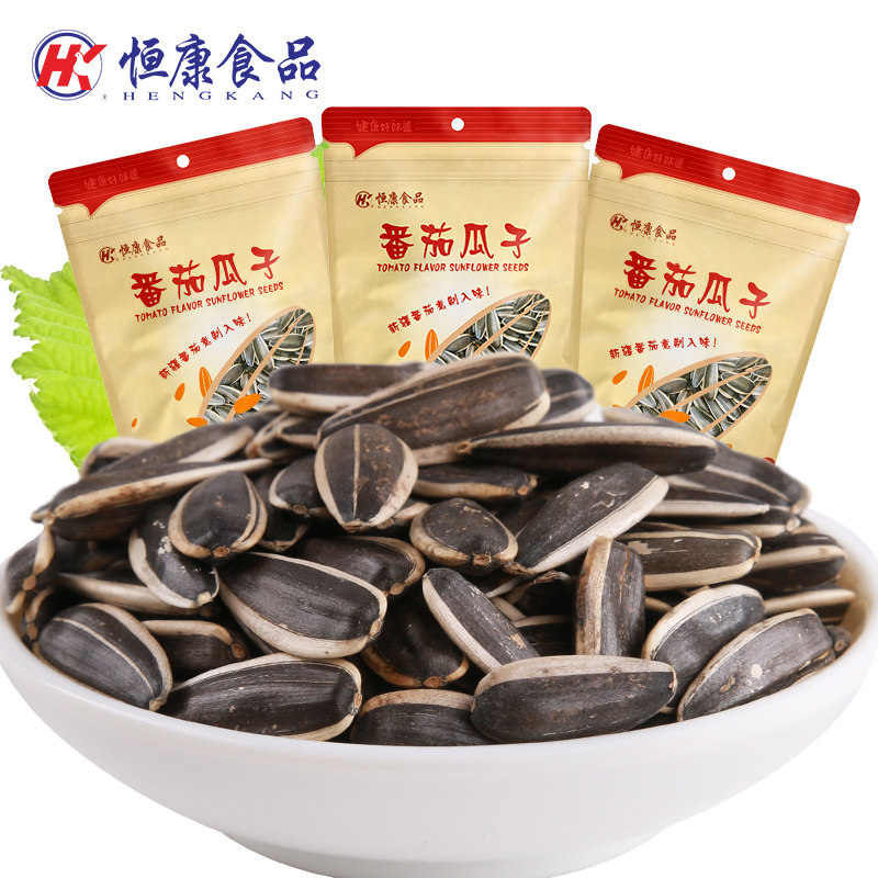 恒康食品番茄味200g*3袋炒货葵花籽 恒康瓜子