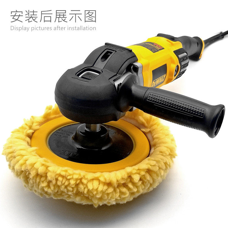 正品3M05713单面黄色羊毛轮汽车漆面粗蜡中蜡划痕抛光盘羊毛球8寸,淘宝优惠券,粉丝福利购,淘宝优惠卷