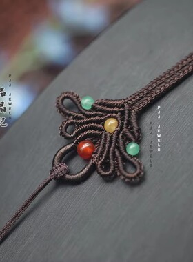 男女款可调节毛衣链项链挂绳子金银佛牌珠宝民族风精编智慧树多宝