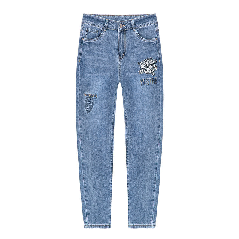 秋季2020新款弹力小脚长裤子牛仔裤 诗蕊尔牛仔裤