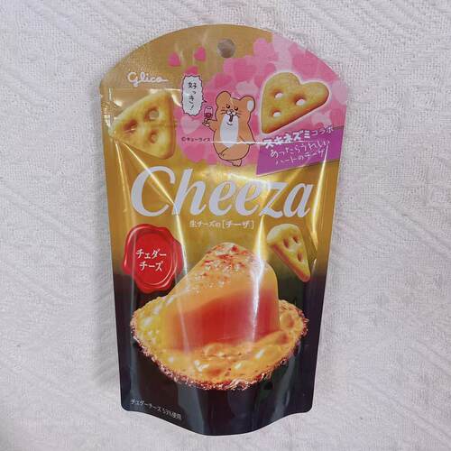日本代购原装papi酱同款格力高glico芝士奶酪Cheeza三角饼 - 图2