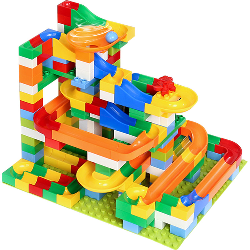 大颗粒拼装滑道益智积木男女孩子多功能玩具儿童礼物拼图2026新款,淘宝优惠券,粉丝福利购,淘宝优惠卷