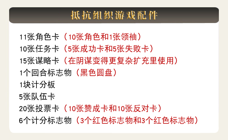 桌游阿瓦隆2抵抗组织升级扩充加强版政变中文卡牌狼人桌面游戏 - 图2