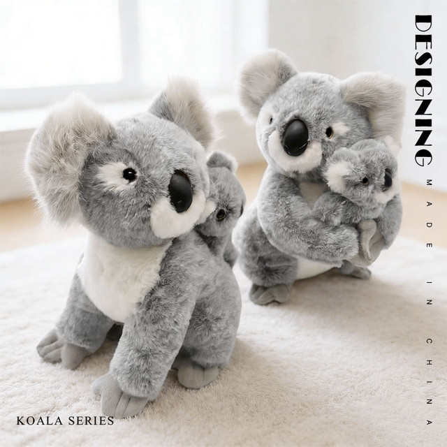 Little koala doll koala plush toy simulated sloth doll rag doll mother and son koala children gift