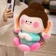Lotus Heshi Little Buddha Trailer Plush Keychain