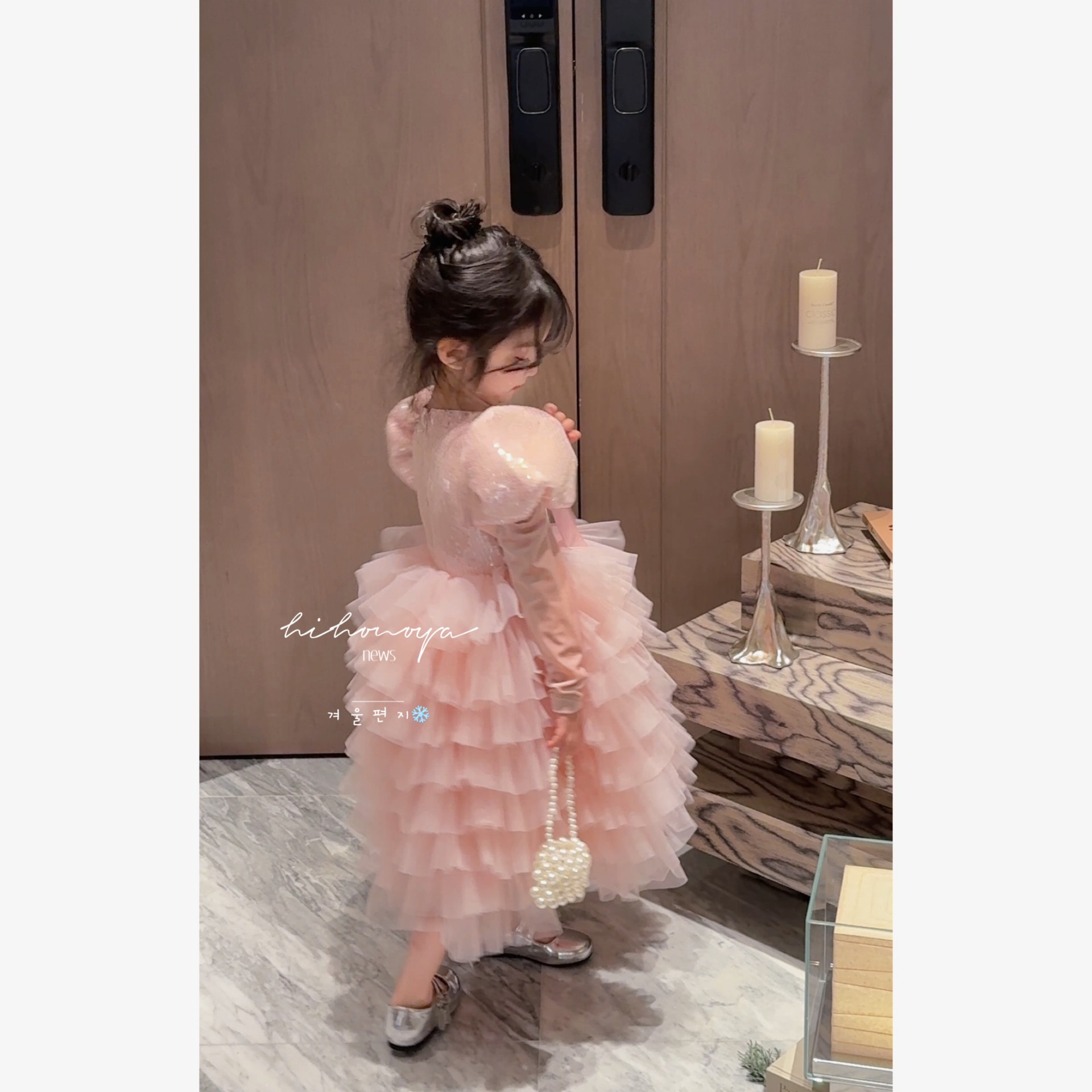 Spring韩国童装2025冬季新款宝宝高端定制甜美蓬蓬礼服裙女童纱裙,淘宝优惠券,粉丝福利购,淘宝优惠卷