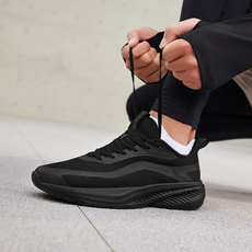 Кроссовки 361男鞋运动鞋2024新款夏季鞋子网面透气轻便休闲跑鞋黑色跑步鞋