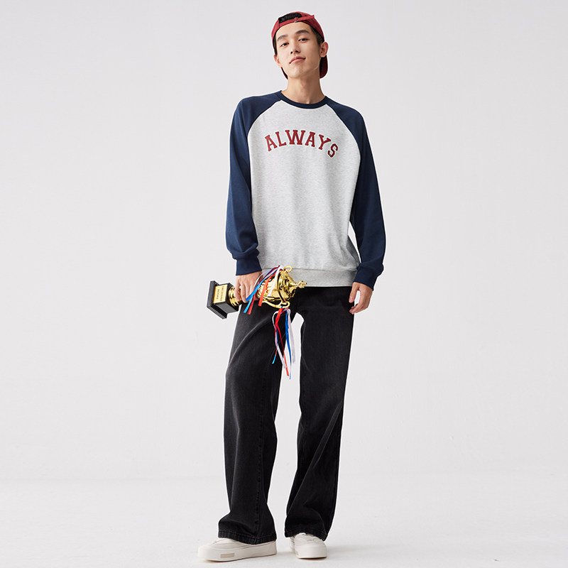 361 sports sweatshirt men's 2026 autumn and winter new American retro pullover casual sweatshirt slightly loose men's top