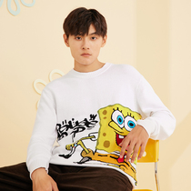 Sponge Baby Joint 361 Sportsweaters Mens 2022 Winter New Loose Cartoon Oversize Sweater