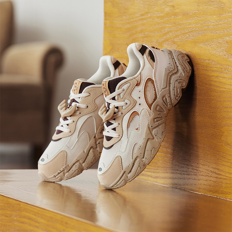 小鹿鞋361加绒女鞋运动鞋2025秋季保暖加毛鞋女大棉鞋休闲老爹鞋,淘宝优惠券,粉丝福利购,淘宝优惠卷