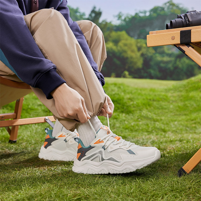 361运动鞋男2025秋季网面轻便软底小白鞋防水百搭休闲鞋子男鞋