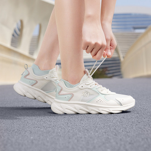 361女鞋运动鞋2026薄款跳操鞋子网面透气软底跑鞋轻便减震跑步鞋 - 图2