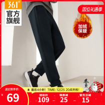 361 sports pants winter masculiny warm straight cylinder bunches of knitted swearpants casual long pants running mens pants pants