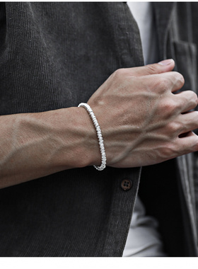 素圈手链男士简约韩版潮个性百搭
