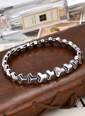 新品手链时尚欧美风山文甲锆石休