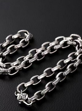 民族风六字真言金刚杵项链弹簧扣