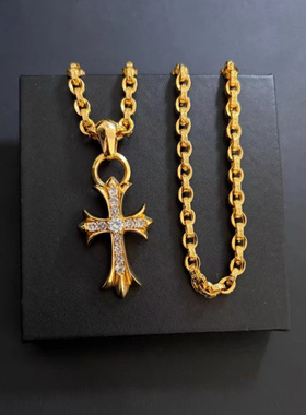 新品新款十字架项链潮流朋克高级