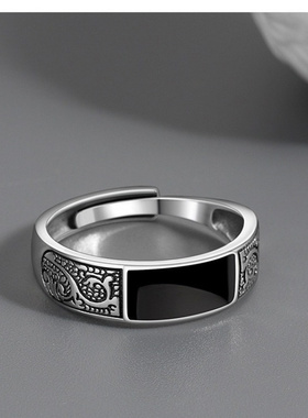 镀S925银戒指新款潮牌百搭高级感