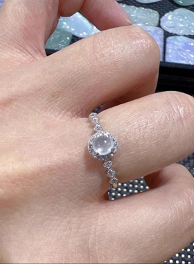 新品新款冰花满钻指环时尚文艺潮