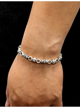 新品男士手链复古简约六字真言个