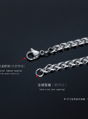 s925银链条锁骨链子男女士饰品