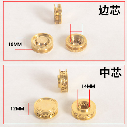 七腔猛火灶九枪燃气灶喷头纯铜直喷分火器液化气天燃煤气炉头配件 - 图1