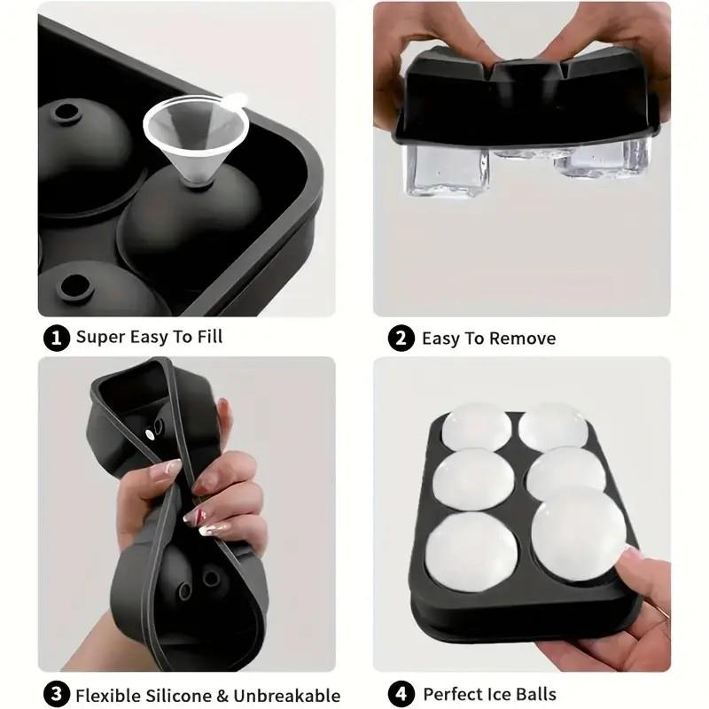 Ice Cube Tray ice ball maker Silicone Mold ice storage box - 图2