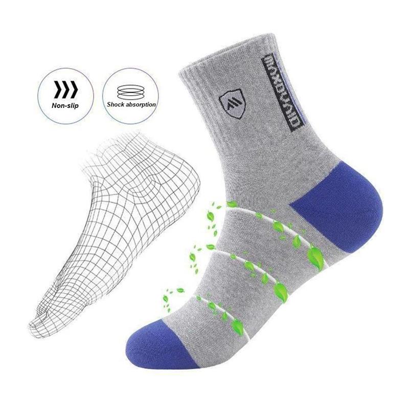 5 pairs New Autumn And Spring Mens Sports Socks Casual Colo - 图3