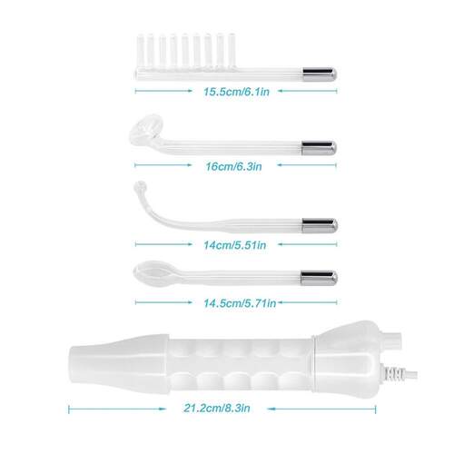4In1 High Frequency Facial Wand Portable Electrotherapy电疗 - 图2