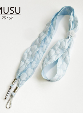 手工原创梅花浮雕印花遮阳帽子防风绳渔夫帽防掉固定绳草帽绳系带
