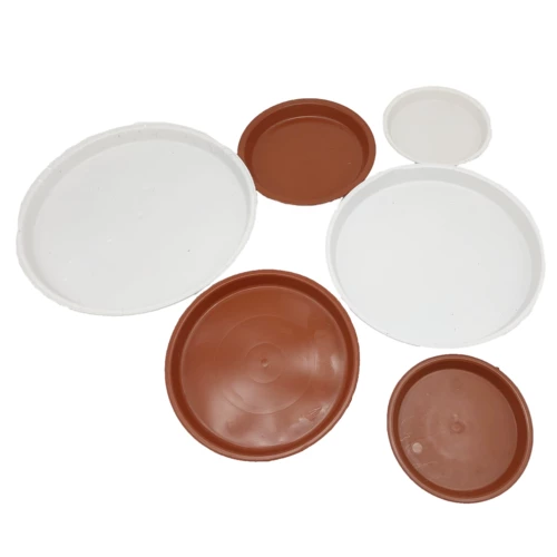 Круглый пластиковый цветочный горшок, шасси, увеличенная толщина