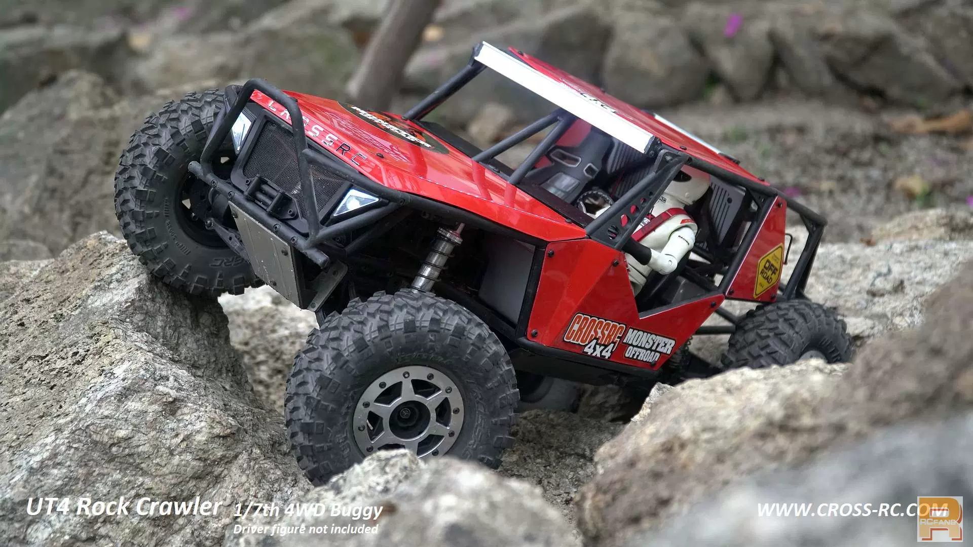 Crossrc UT4 1/7 властный вседорожный симулятор лазать набор набор набор игрушечная модель