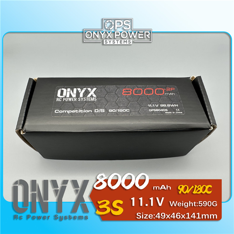 ONYX O.P.S Competition packs D/S 8000mah 11.1v 180c 3s2p - 图1