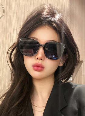 开车度假方框圆脸太阳镜防紫外线