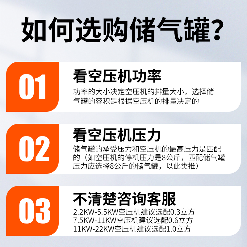 储气罐小型10L30L50L40L100L真空缓冲稳压气罐空压机高压储气筒 - 图1