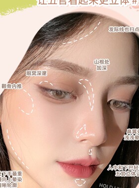 HOLDLIVE立体渐变修容盘