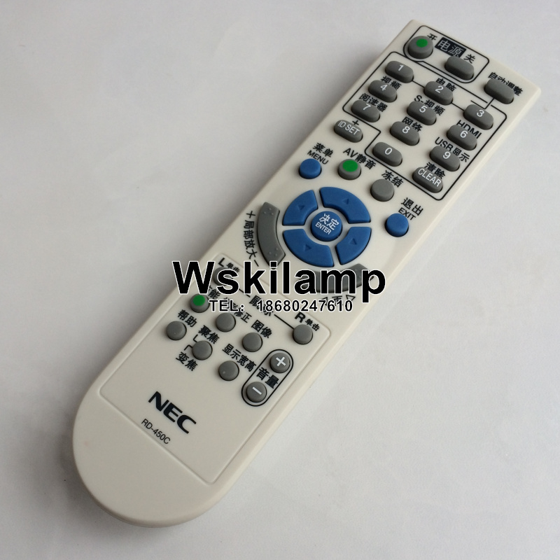 NEC M402X/M402XG/M403H/M403W/M403X/M404H投影机/仪遥控器 - 图2