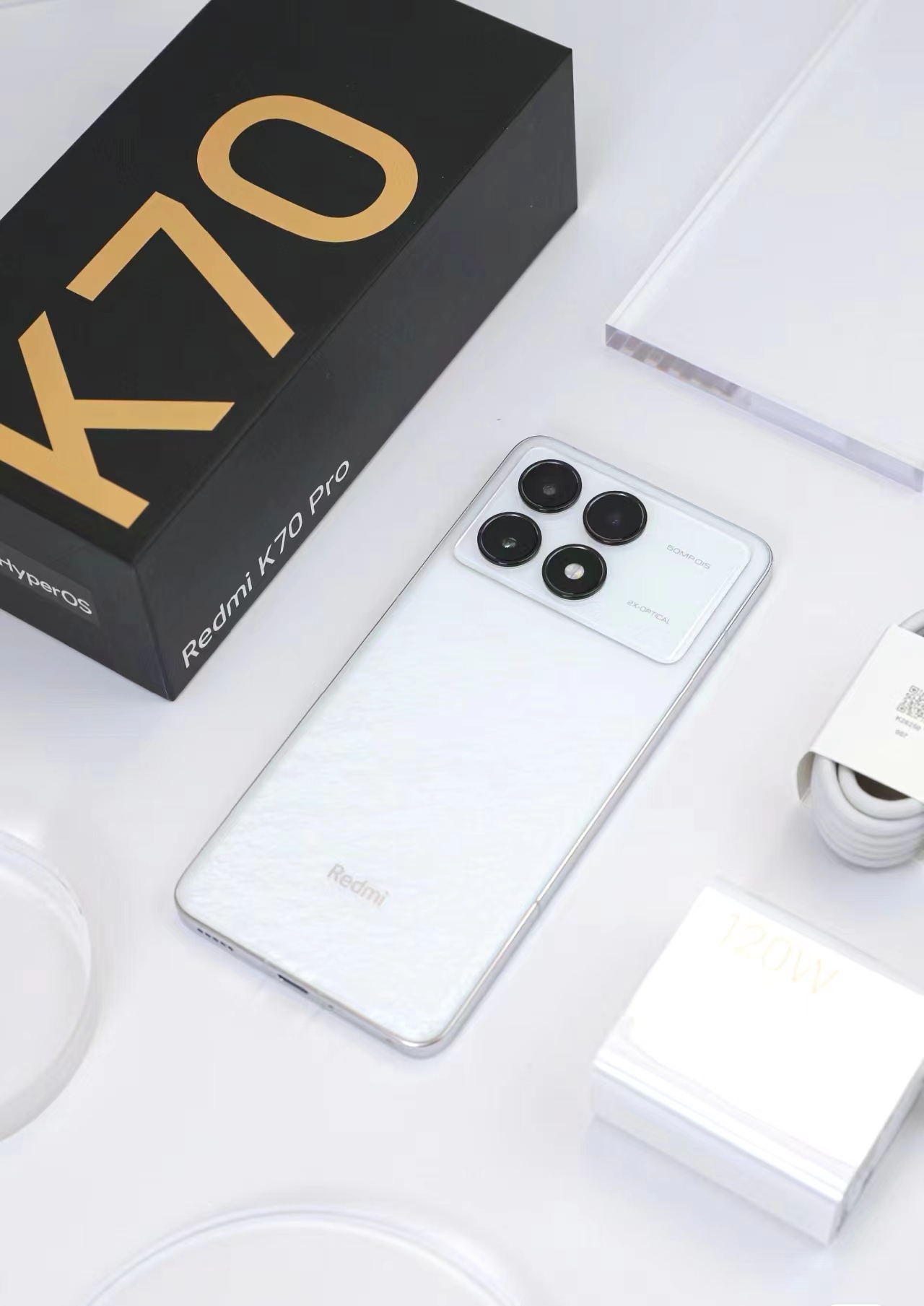 现货红米k70原封秒发MIUI/小米 Redmi K70手机官网旗舰正品未激活 - 图0