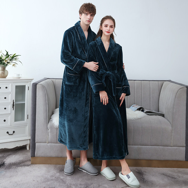 男女士秋冬季加长款2020新品睡袍 罗米顿睡袍/浴袍