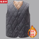 Autumn and winter velvet thickened vest for men