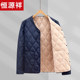 Thick autumn and winter velvet thickened cotton coat