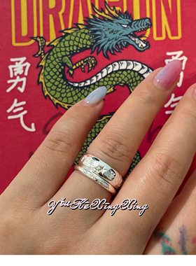 有颗星星男女S925银轻奢必胜戒指