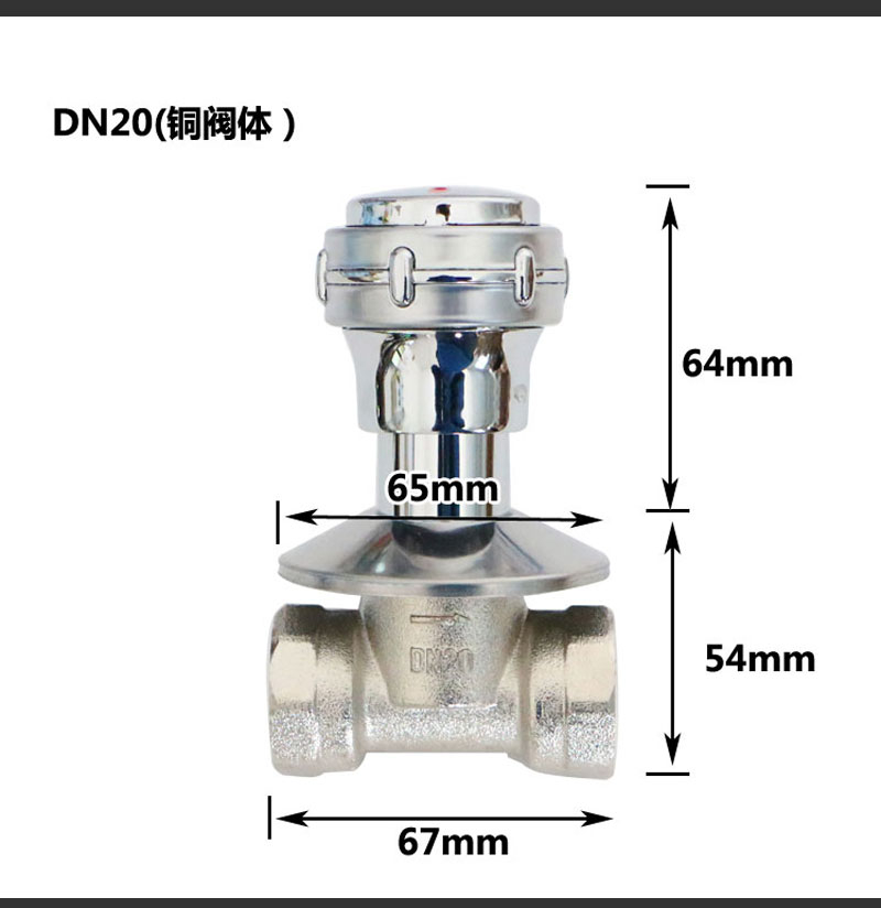 暗阀JG3铜陶瓷芯暗装上水阀太阳能温泉给水阀冷热快开6分 - 图2