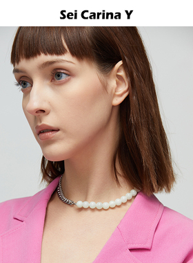 SeiCarinaY宝石双拼项链