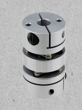 Double diaphragm coupling stepper servo motor screw elastic coupling sleeve ອາລູມິນຽມໂລຫະປະສົມສະແຕນເລດ custom coupling